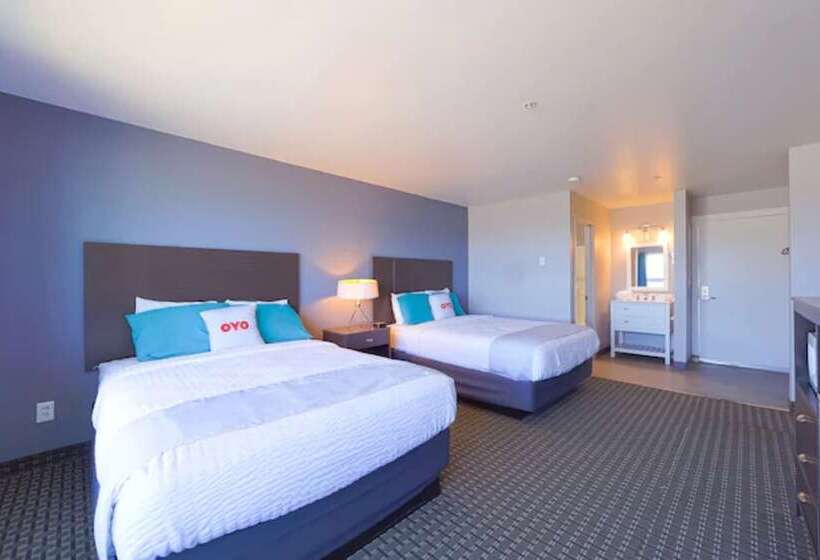 غرفه قياسيه سريرين مزدوجين, Oyo Waves Hotel Newport Or Nye Beach