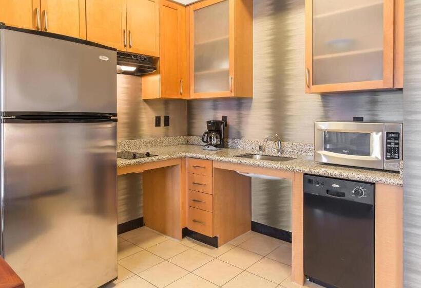 带大床的标准工作室, Residence Inn Lexington Keeneland/airport