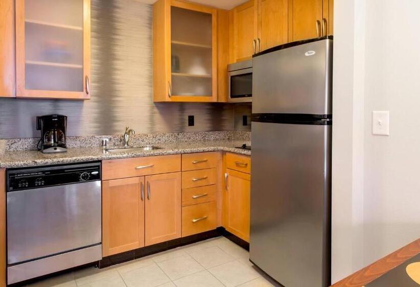 带大床的标准工作室, Residence Inn Lexington Keeneland/airport