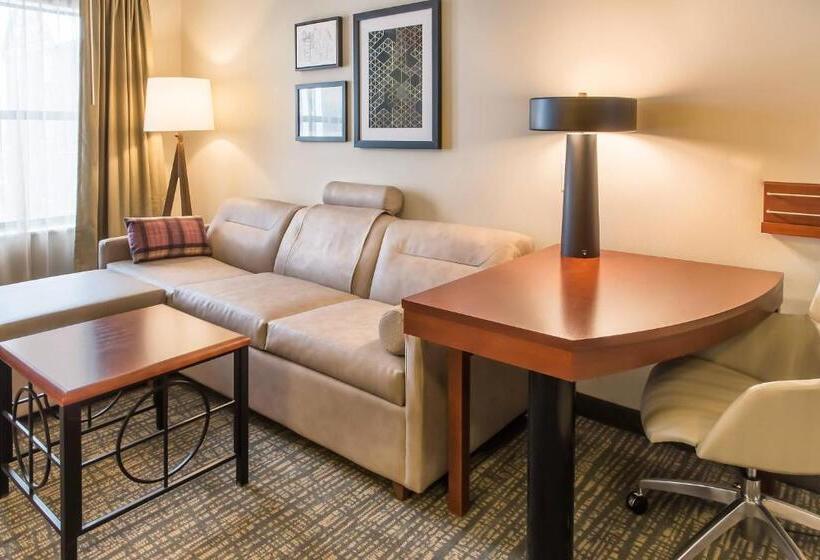 带大床的标准工作室, Residence Inn Lexington Keeneland/airport