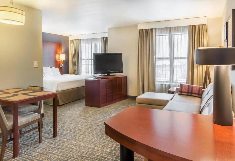 带大床的标准工作室, Residence Inn Lexington Keeneland/airport