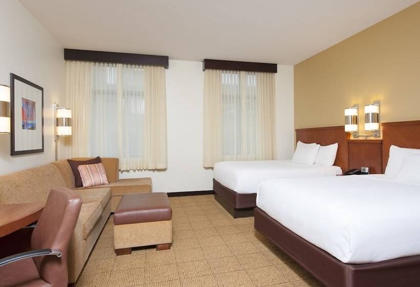 Номер Стандарт 2 Двуспальные Кровати, Hyatt Place Des Moines/downtown