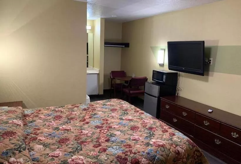 キングサイズベッドのスタンダードルーム, Budget Inn Elkmont