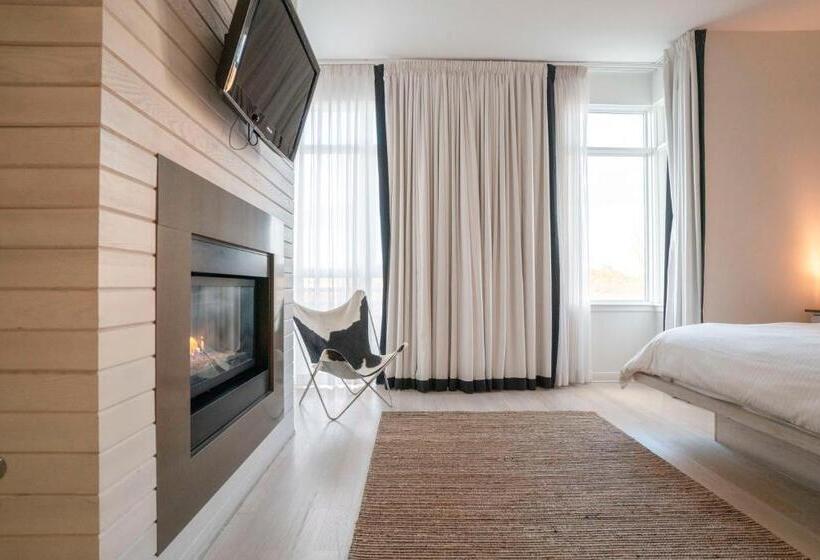 חדר דחוקס עם מיטת קינג, Bungalow