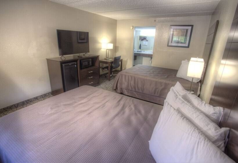 غرفه قياسيه سريرين مزدوجين, Budgetel Inn And Suites Plus Helen