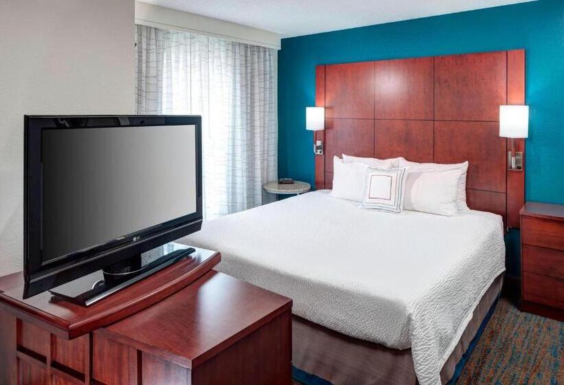 带大床的标准工作室, Residence Inn By Marriott Dothan
