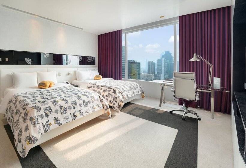 Quarto Estandar 2 Camas Casal, W Bangkok