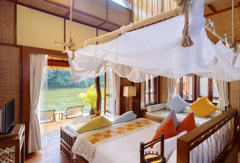빌라 침실 1개, The Float House River Kwai