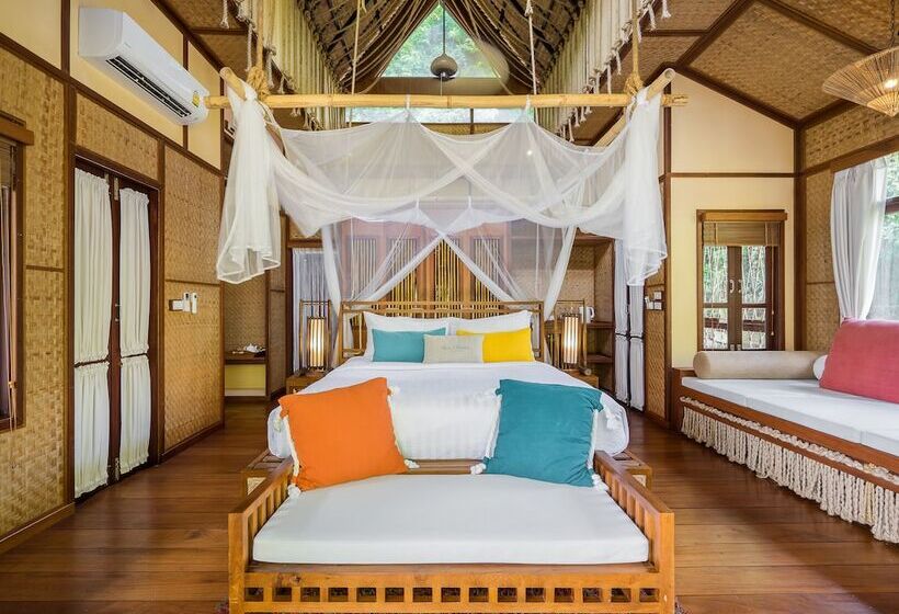 빌라 침실 1개, The Float House River Kwai