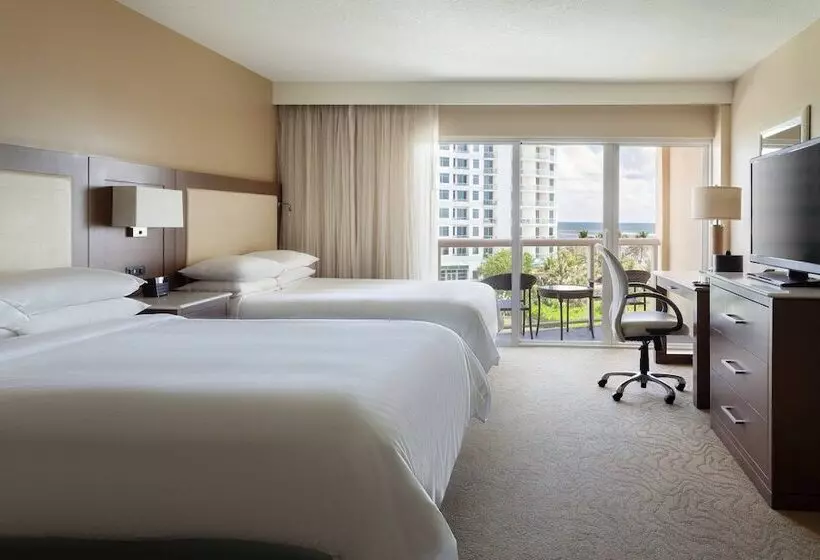 Standard-huone 2 Parivuodetta, Fort Lauderdale Marriott Pompano Beach Resort And Spa