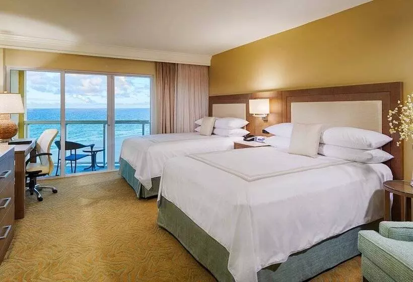 Standard-huone 2 Parivuodetta, Fort Lauderdale Marriott Pompano Beach Resort And Spa
