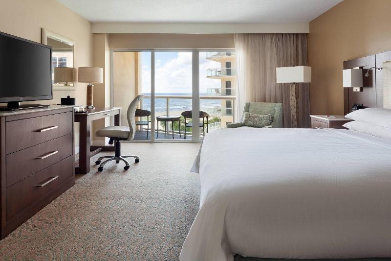 海景标准间带阳台, Fort Lauderdale Marriott Pompano Beach Resort And Spa