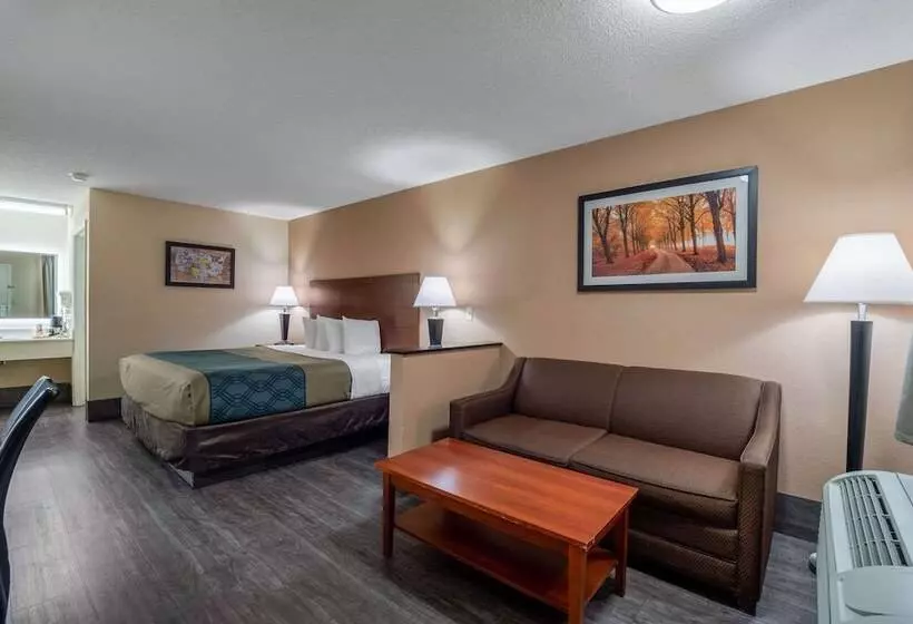 キングサイズベッドのスイートルーム, Econo Lodge Inn & Suites Cayce I 26 Airport