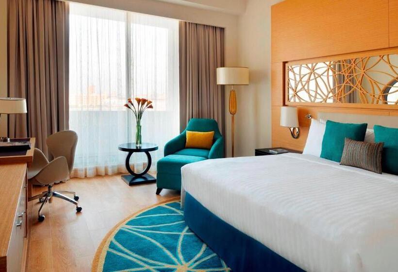 اتاق لوکس با تخت بزرگ, Marriott Hotel Al Jaddaf, Dubai