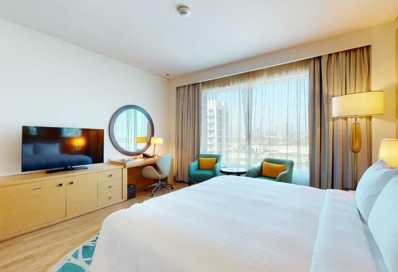 اتاق لوکس با تخت بزرگ, Marriott Hotel Al Jaddaf, Dubai
