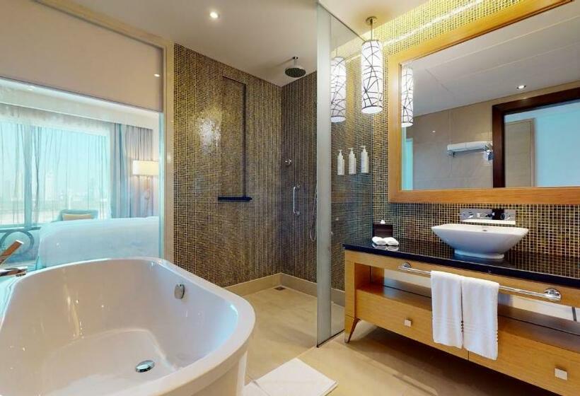 اتاق اجرایی با تخت بزرگ, Marriott Hotel Al Jaddaf, Dubai