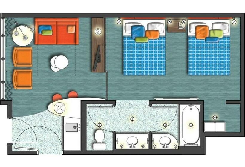 スイート（家族用）, Universal's Cabana Bay Beach Resort