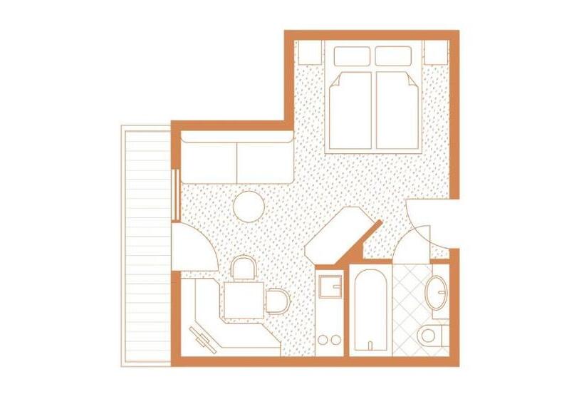 חדר סטנדרט עם מרפסת, Kathrin