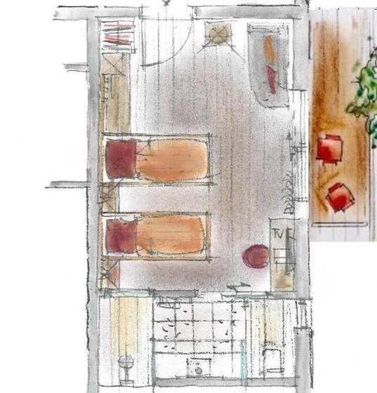 스탠다드 싱글 룸, Natur  Und Wellnesshotel Höflehner