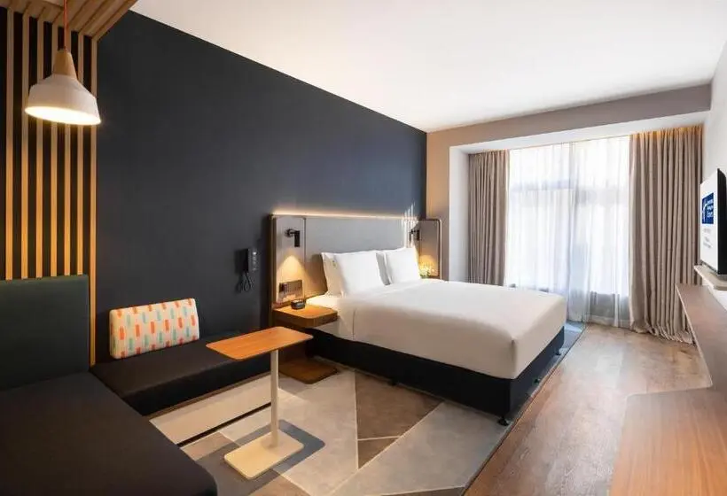 キングサイズベッドのスタンダードルーム, Holiday Inn Express Qingdao Jinshui By Ihg
