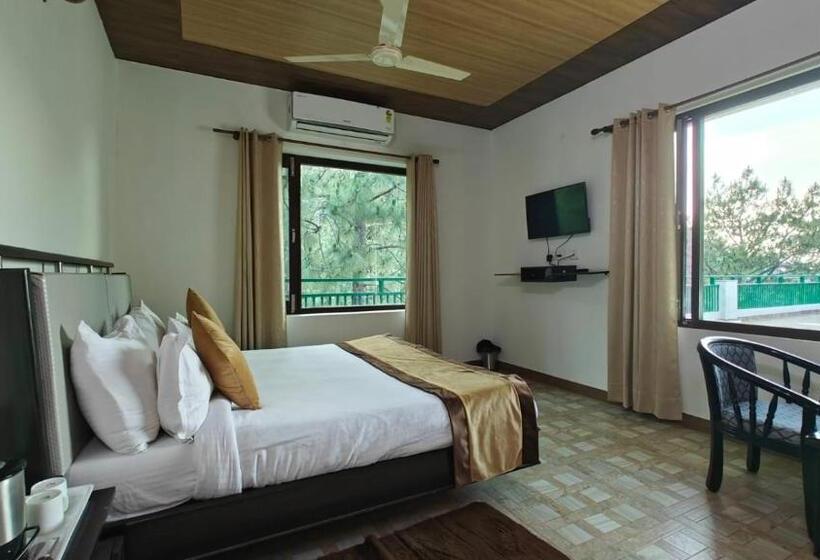 Villa 1 Makuuhuone Puutarhanäkymä, Pineland Resorts & Chalets Kasauli