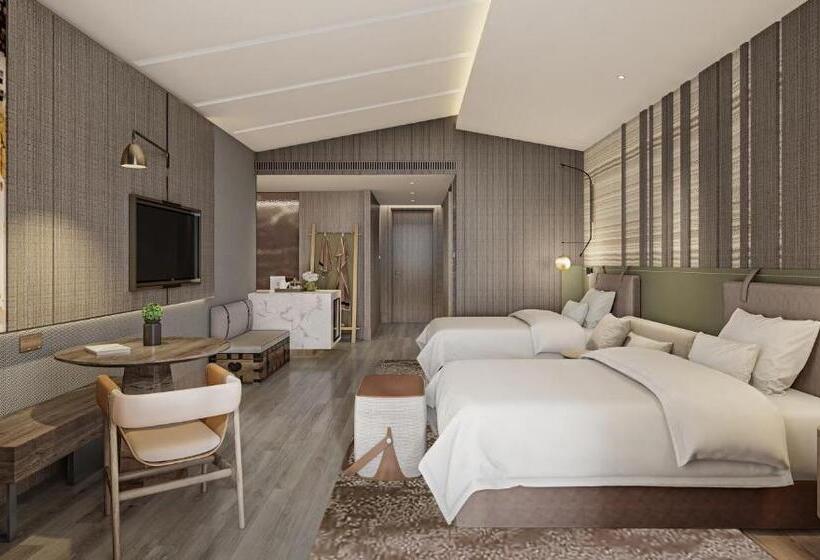 غرفة بريميوم مطلة على الجبل, Crowne Plaza Chongli Resort, An Ihg