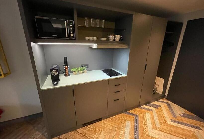 침실 1개 디럭스 아파트, Loginn Hotel Stuttgart Zuffenhausen
