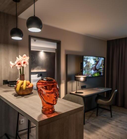침실 1개 디럭스 아파트, Loginn Hotel Stuttgart Zuffenhausen
