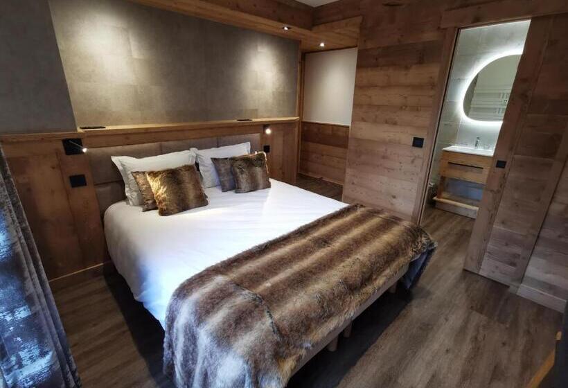 غرفة قياسية مزوَّدة بشُرفة, Chalet Jardin D Angèle Chambres D Hôtes