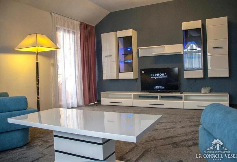 Люкс с Балконом, La Conacul Vesel