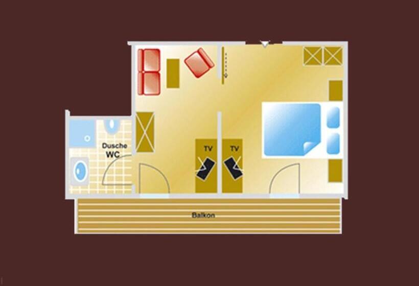 ファミリールーム, Ferienhotel Bergland