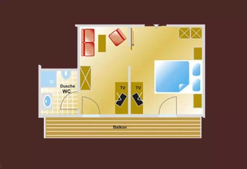 ファミリールーム, Ferienhotel Bergland