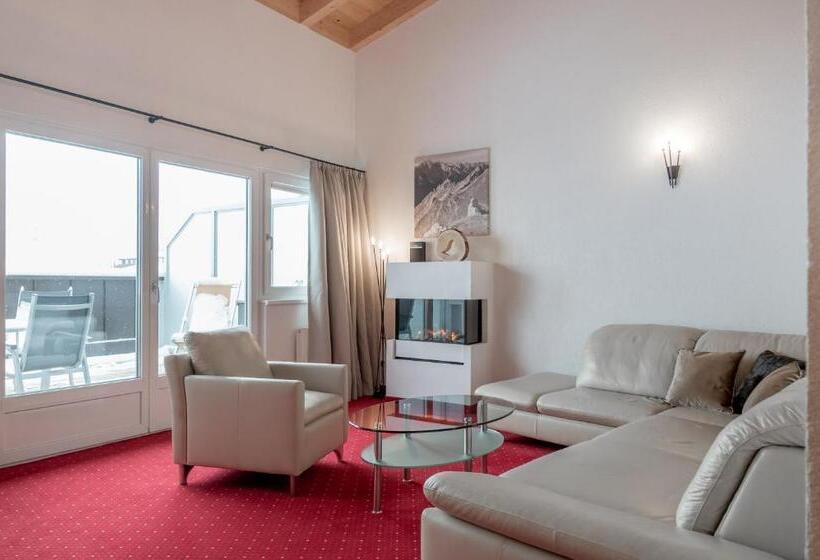 디럭스 스위트 킹 침대, Enzian Hochsölden Superior