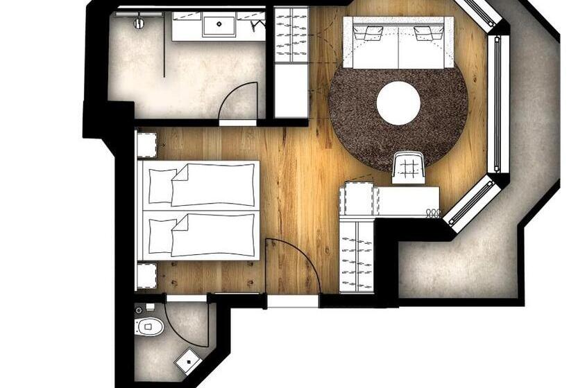 디럭스 룸, Enzian Hochsölden Superior