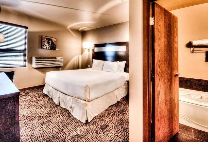 キングサイズベッドのスタンダードルーム, Podollan Inn & Spa Grande Prairie