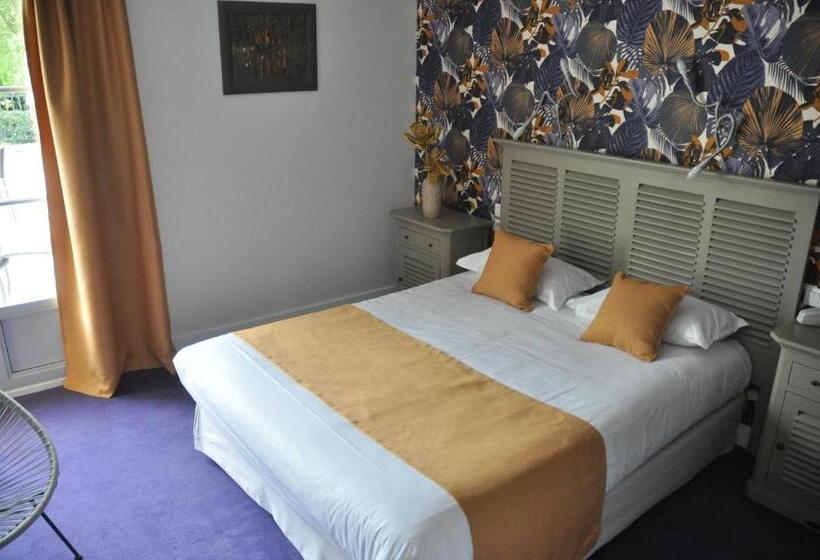 테라스 디럭스 룸, Hôtel Restaurants & Spa Perier Du Bignon