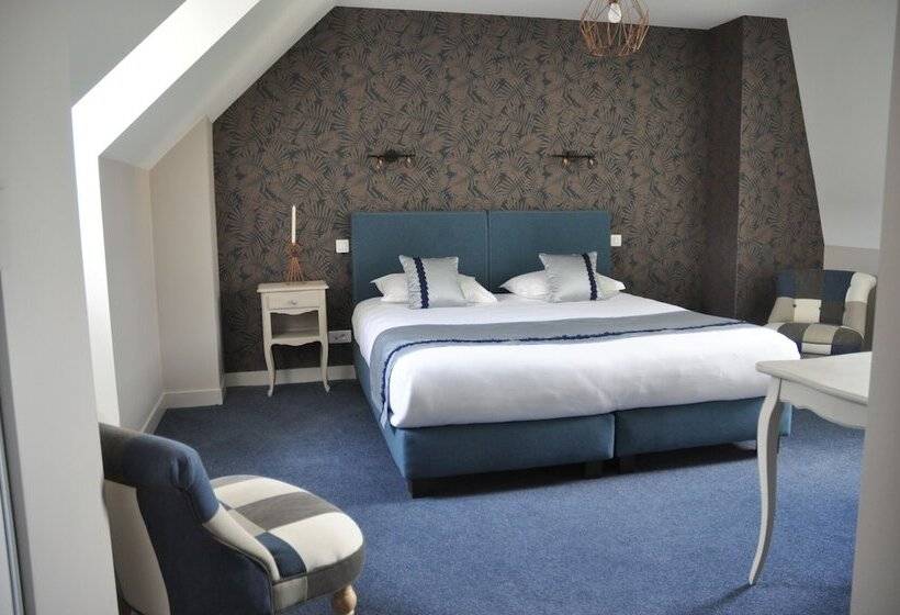 디럭스 룸, Hôtel Restaurants & Spa Perier Du Bignon