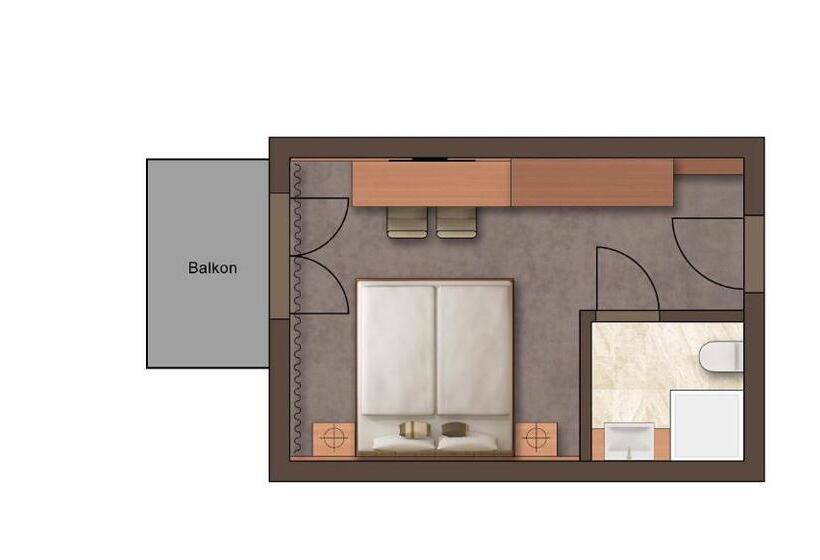 חדר סטנדרט עם מרפסת, Vulkanlandhotel Legenstein