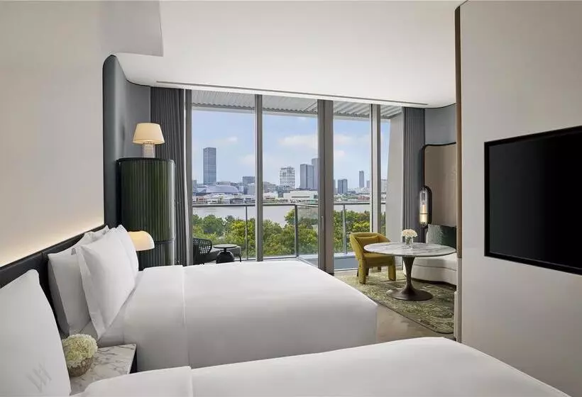اتاق لوکس با تخت دو نفره بزرگ, Waldorf Astoria Dubai Palm Jumeirah