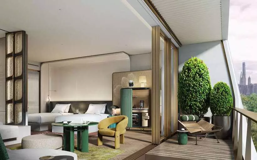 اتاق لوکس با تخت دو نفره بزرگ, Waldorf Astoria Dubai Palm Jumeirah