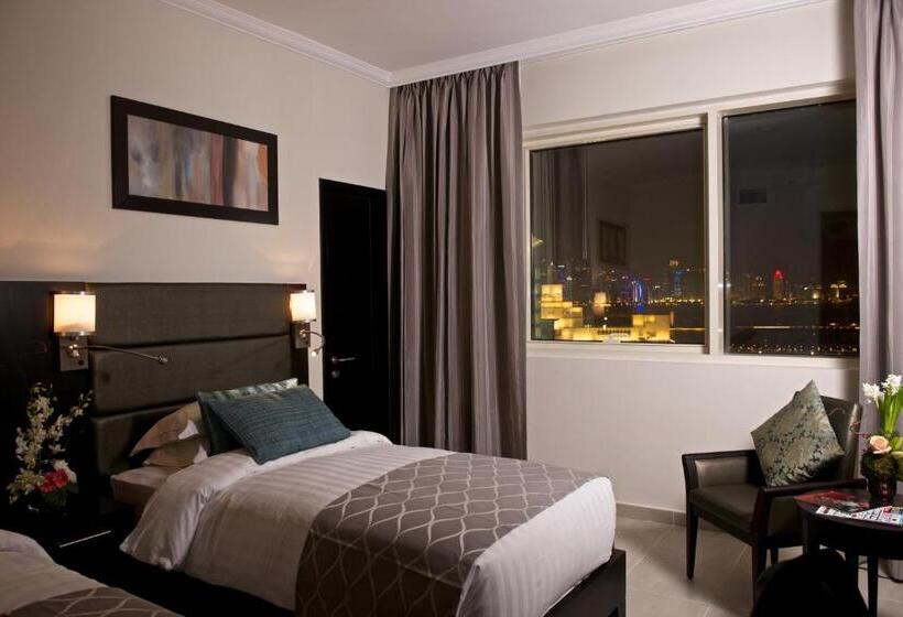 اتاق اجرایی با چشم‌انداز دریا, The Royal Riviera Hotel Doha