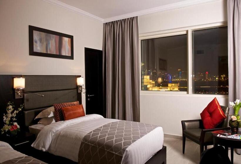 اتاق اجرایی با چشم‌انداز دریا, The Royal Riviera Hotel Doha