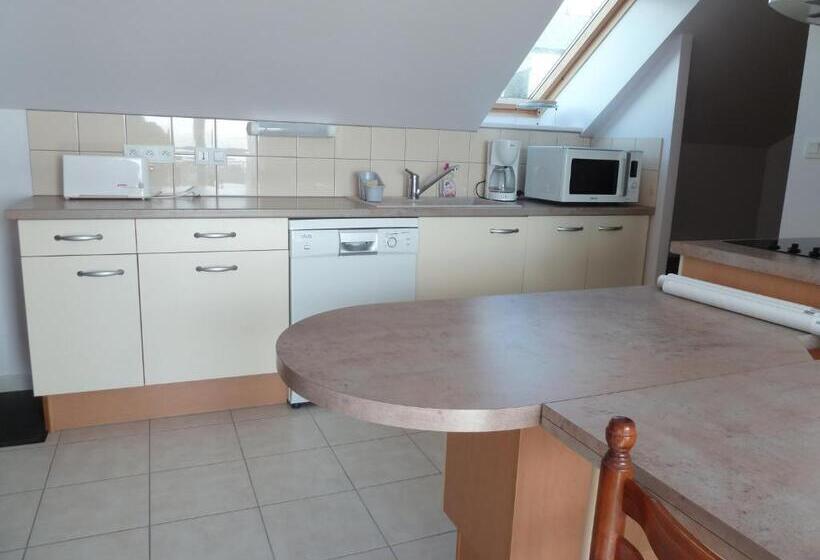 침실 1개 테라스 아파트, Résidence Au Soleil Breton Pentrez