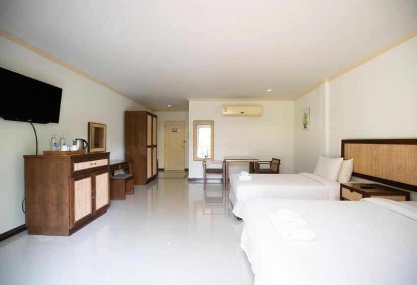 ガーデンビューデラックスルーム, Thara Cholapruek Resort   Sha Extra Plus