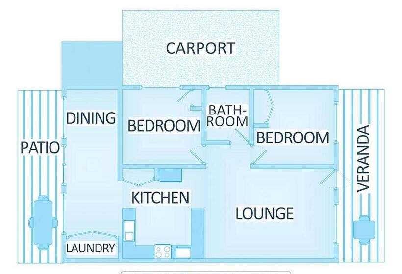 ویلا دلوکس 2 خوابه, Cable Beachside Villas