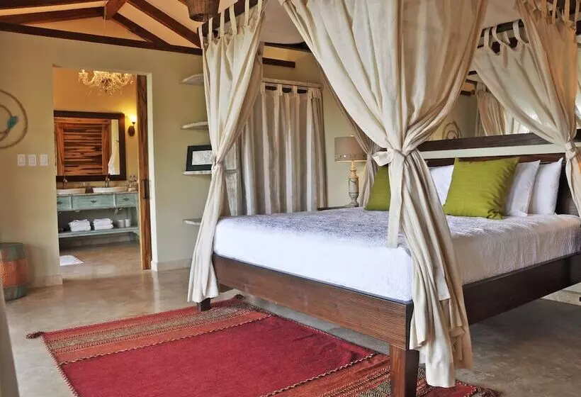 Villa 1 Makuuhuone, Casa Chameleon Hotel Mal Pais Adults Only