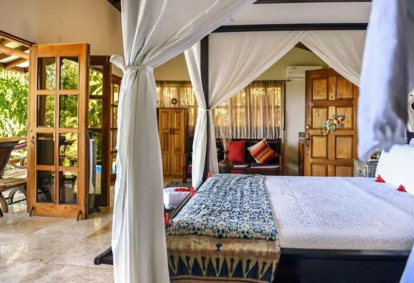 Villa 1 Makuuhuone, Casa Chameleon Hotel Mal Pais Adults Only