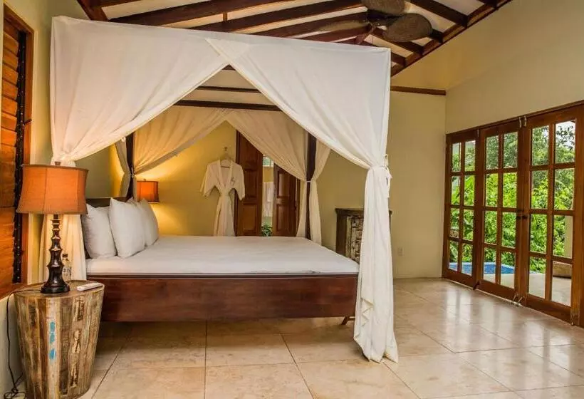 Villa 1 Makuuhuone, Casa Chameleon Hotel Mal Pais Adults Only