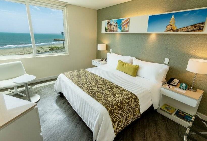 带2个双人床的标准工作室, Ghl Corales De Indias