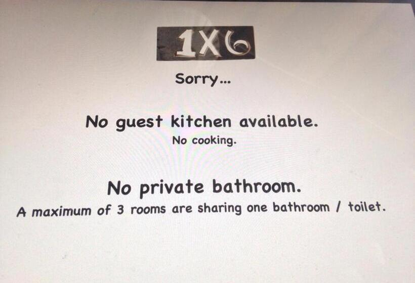 اتاق استاندارد سه تخته با سرویس بهداشتی مشترک, Guesthouse 1x6